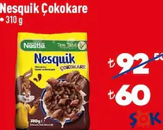 NESTLE NESQUİK ÇOKOKARE MISIR GEVREĞİ 310 G
